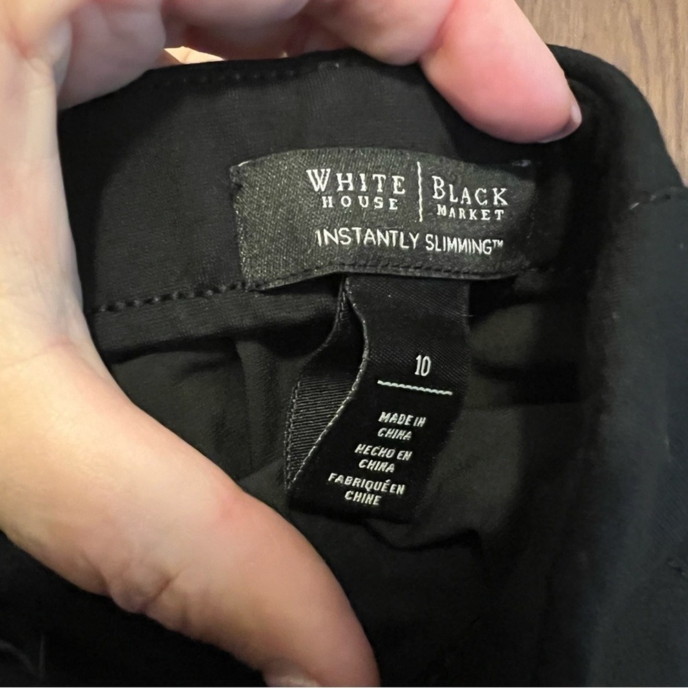 White House Black Market Instantly Slimming Chevron Pencil Skirt 10 Corpcore - Picture 3 of 3